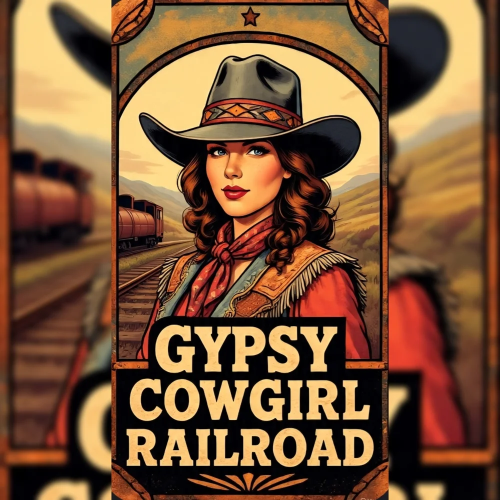 Gypsy Cowgirl Railroad A BOHO WESTERN TRAIN - Picture 3 of 8